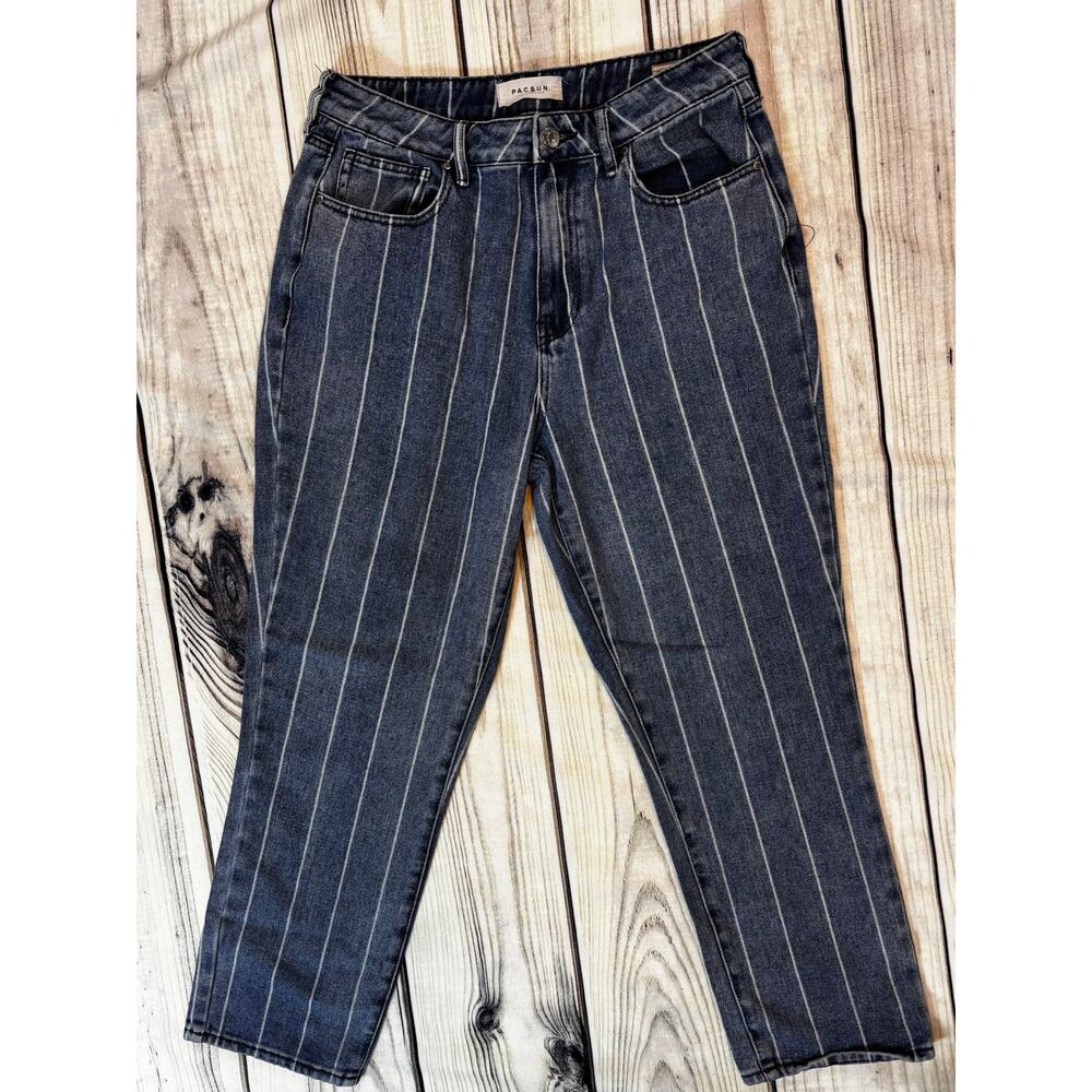 PACSUN Sz 29 Mom Jeans Striped Cute Pants Festival Casual Spring